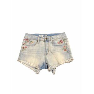 Mossimo high waisted 3D embroidered deni